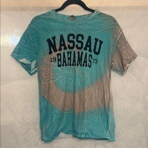 Gildan Medium Sky Blue Women’s (Unisex) Tie-Dye Tee